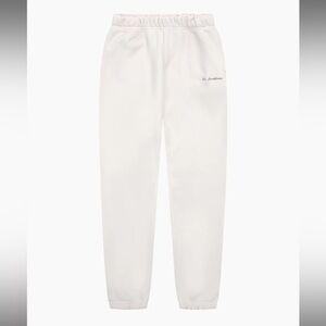 California Incline Classic Logo Made in LA Cream Sweatpant Joggers - S - NEW